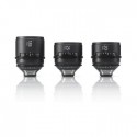 SCL-PK3/F CineAlta 4K PL mount lens pack x3